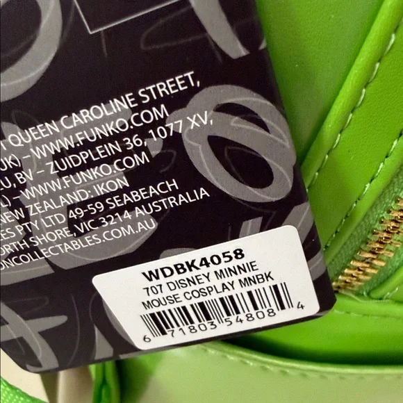 Loungefly Disney Minnie Mouse Classic series Emerald  Iridescent BP New! - Picture 12 of 13